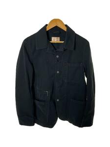 Soundman◆Birmingham Coverall Jacket/38/コットン/ブラック/無地