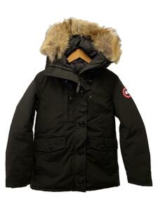 CANADA GOOSE◆Charlotte Parka Heritage/ダウンジャケット/L/ポリエステル/ブラック/2300JL