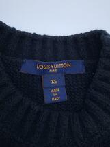 LOUIS VUITTON◆セーター(薄手)/XS/コットン/BLK/ラッフルトリム/フリル/半袖/ショートスリーブ_画像3