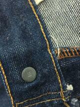 Levi’s◆60s/505/BIG E/ボタン裏16/約W:28/後期/赤耳付き/SCOVILジップ/濃紺_画像6