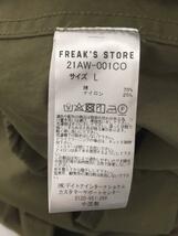 FREAK’S STORE◆モッズコート/L/コットン/KHK/無地/21AW-001CO_画像4