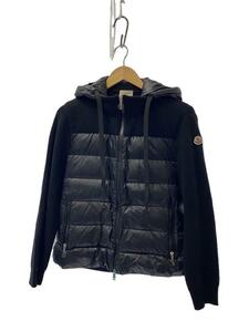 MONCLER◆ダウンジャケット/XS/ポリエステル/BLK/I10939B0002/cardigan tricot