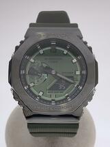 CASIO◆GM-2100B-3AJF/クォーツ腕時計/G-SHOCK/メタルカバード/アナログ/ラバー/KHK_画像1