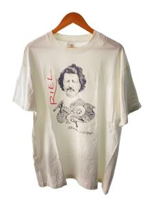 FRUIT OF THE LOOM◆~90s/Louis RIEL×M.C ESCHER/Tシャツ/XL/コットン/WHT