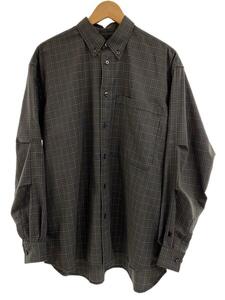 DAIWA PIER39◆TECH BUTTON DOWN SHIRTS L/S/S/ポリエステル/GRN/チェック/BE-88022W