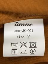 amne/セットアップ/2/コットン/BRW/amn-JK-001/amn-PT-005_画像4