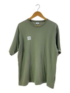 WTAPS◆Tシャツ/3/コットン/GRN/201ATDT-CSM01