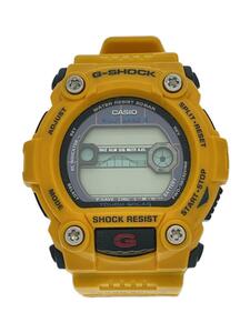 CASIO◆ソーラー腕時計・G-SHOCK/デジタル/YLW