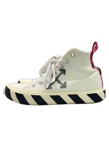 OFF-WHITE◆ハイカットスニーカー/42/WHT/HIGH STRIPED