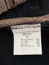 LIDNM◆ボトム/M/ポリエステル/ブラウン/チェック/lm19aw11214-39-m_画像5