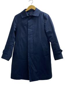 SHIPS* turn-down collar coat / storm system / S/ cotton /NVY/ plain /114-15-0400