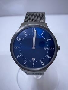 SKAGEN◆クォーツ腕時計/アナログ/-/BLU