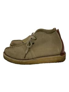 Clarks◆desert trek/シューズ/24.5cm/BEG/スウェード