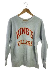 Champion◆スウェット/XL/コットン/GRY/90s/リバースウィーブ/KINGS COLLEGE