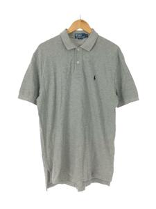 POLO RALPH LAUREN◆ポロシャツ/L/コットン/GRY