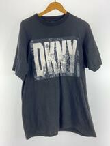 DKNY(DONNA KARAN NEW YORK)◆Tシャツ/-/コットン/BLK_画像1