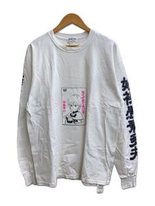 F-LAGSTUF-F◆長袖Tシャツ/XL/コットン/WHT/無地/19SS-FS×VG-02