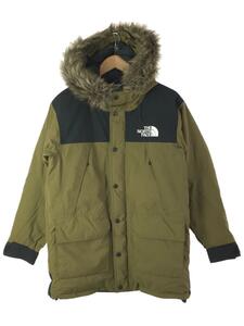 THE NORTH FACE◆MOUNTAIN DOWN COAT_マウンテンダウンコート/S/ナイロン/KHK