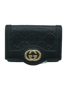 GUCCI◆カードケース[仕入]/レザー/BLK/メンズ/282435