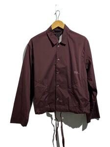 portvel◆COACH SHIRT/長袖シャツ/2/ポリエステル/BRD/無地/PV191-S04