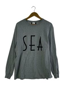 WIND AND SEA◆長袖Tシャツ/L/ポリエステル/GRY/WDS-20ATPS-06