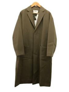 HYKE◆2022AW/WOOL SHOP COAT/コート/3/ウール/カーキ/17364-0903