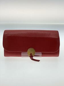 Chloe◆長財布/レザー/RED/レディース/indy