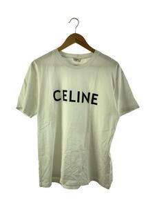 CELINE◆CELINE by Hedi Slimane/ルーズフィットロゴプリントTシャツ/S/2X681501F