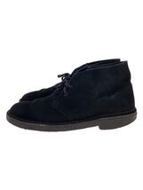 Clarks◆ブーツ/US9.5/BLK/スウェード/13292_画像1