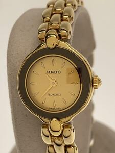 RADO◆フローレンス/クォーツ腕時計/アナログ/ステンレス/GLD/GLD/153.3665.2