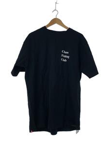 Chaos Fishing Club◆Tシャツ/XL/コットン/BLK/プリント