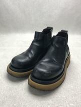 BOTTEGA VENETA◆クレープソールサイドゴアブーツ/40/BLK/レザー_画像2