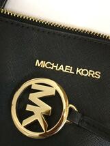 MICHAEL KORS◆ハンドバッグ/レザー/BLK/無地_画像5