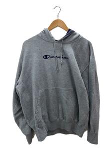 Champion◆パーカー/L/コットン/GRY/無地