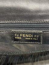 FENDI◆クラッチバッグ/PVC/BLK/アニマル_画像5