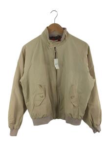 BARACUTA◆G9 HARRINGTON JACKET/ブルゾン/46/コットン/ベージュ/ボタン欠損有