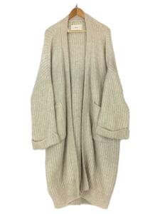 TODAYFUL◆20AW/Lowgauge Knit Gown/モヘヤ混/カーディガン(厚手)/36/アクリル/クリーム