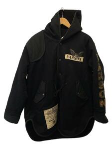 VANSON◆モッズコート/XXL/コットン/BLK/NVJK-2007