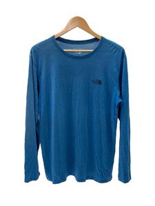 THE NORTH FACE◆長袖Tシャツ/XL/コットン/BLU/NT32271