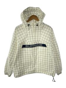 Supreme◆19AW/HEAVY NYLON ANORAK/ナイロンジャケット/M/ナイロン/WHT