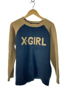 X-girl◆セーター(厚手)/S/コットン/CML/105223015001