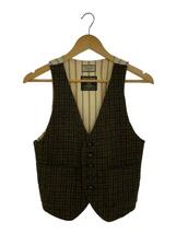 Diagram GRACE CONTINENTAL◆×HARRIS TWEED/ベスト付/テーラードジャケット/38/ウール/KHK/チェック_画像7