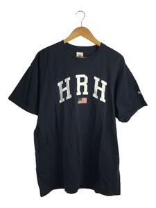 HARD ROCK◆Tシャツ/L/コットン/NVY/プリント