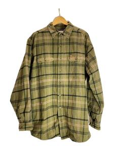 Carhartt◆長袖シャツ/XL/コットン/KHK/チェック