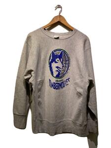 Champion◆スウェット/XL/コットン/GRY/プリント