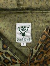 South2 West8(S2W8)◆19SS/Mexican Parka/パーカー/S/コットン/カーキ/総柄/EJ904_画像3