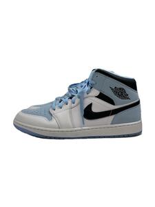 NIKE◆AIR JORDAN 1 MID SE_エアジョーダン 1 ミッド SE/29.5cm/WHT/PVC