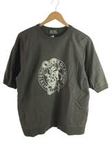 HYSTERIC GLAMOUR◆スウェット/XL/コットン/グレー/02231CS04/SKUNK RECORDS/製品染め・フロスト加工_画像1