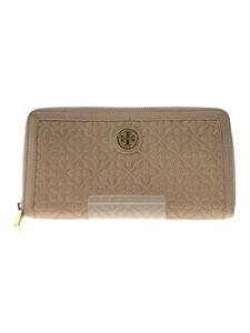 TORY BURCH◆長財布/レザー/PNK/総柄/レディース/18169274