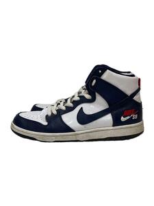 NIKE◆SB ZOOM DUNK HIGH PRO/ズームダンクハイプロ/ホワイト/854851-441/27.5cm/W